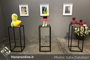 نمایشگاه انفرادی حجم بیژن نعمتی شریف در گالری شیرین