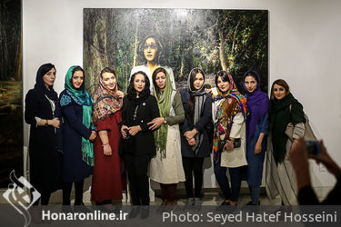 نمایشگاه نقاشی شکوفه کریمی در گالری خط سفید 