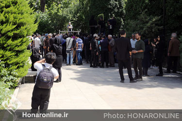 مراسم تشییع پیکر زنده یاد پرویز بهرام