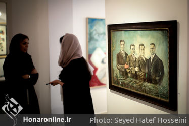 نمایشگاه آثار قاسم حاجی‌زاده در گالری ماه