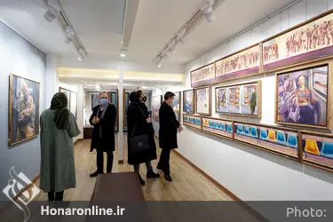 نمایشگاه نقاشی آرمین ابراهیم پور در گالری بهارک