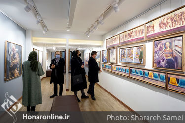 نمایشگاه نقاشی آرمین ابراهیم پور در گالری بهارک
