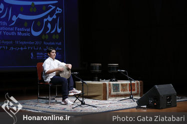 تنبک نوازی در ششمین روز از جشنواره ملی موسیقی جوان در تالار رودکی
