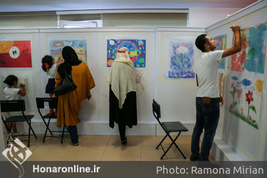 دومین روز جشنواره هنرهای تجسمی کودک و نوجوان در هنرکده لنا