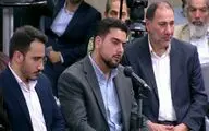 شعرخوانی مصطفی تبریزی در محضر رهبر معظم انقلاب+فیلم