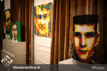 افتتاحیه نمایشگاه پرتره 100 چهره ورزشی ایران در کاخ سعدآباد