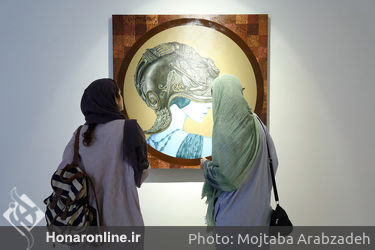 نمایشگاه دو نفره آثار نقاشی حمید زارع و الناز صباغ‌پور در گالری ژاله