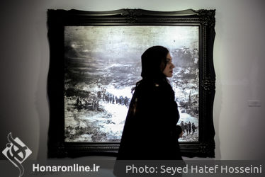 نمایشگاه نقاشی لیلا ویسمه در گالری اعتماد 1