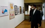 معاون امور هنری از سه نمایشگاه تجسمی دیدن کرد