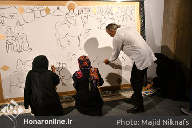 نمایشگاه مروری بر بازتاب جریان عاشورا در هنرهای تجسمی معاصر با عنوان «همچنان جاری»  