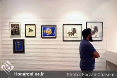  نمایشگاه آثار ناصر اویسی در گالری آتبین