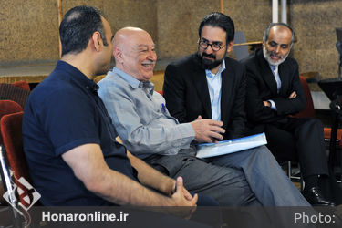 تمرین ارکستر سازهای ملی به رهبری فرهاد فخرالدینی