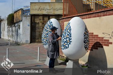  رنگ آمیزی تخم مرغ های نوروزی (2)