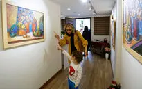 نمایشگاه نقاشی سیما مرتضوی در گالری بهارک