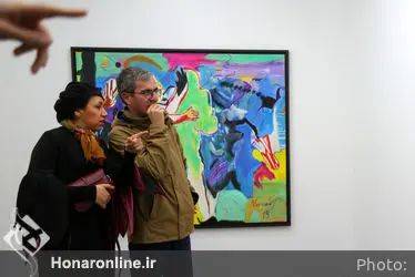 افتتاحیه نمایشگاه نقاشی های علی نصیر در گالری اُ