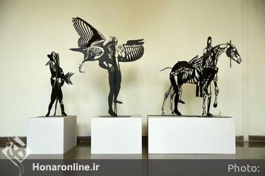 تحویل آثار هشتمین دوسالانه مجسمه‌سازی تهران در تالار وحدت