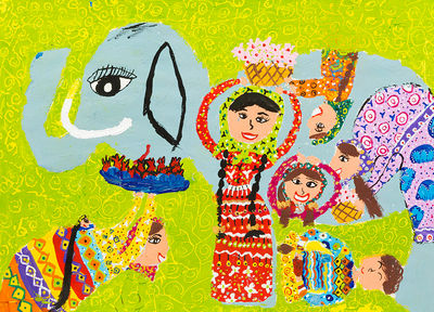 Iranian children honored at Japan’s environmental drawing contest

