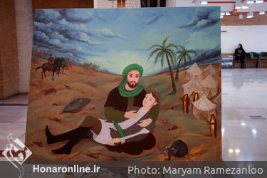 نمایشگاه و کارگاه نقاشی قهوه‌خانه‌ای در رواق هنر