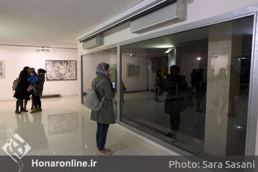 افتتاحیه نمایشگاه آثار شیرین ملت گهر در گالری آران