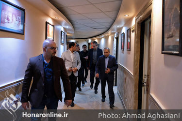 بازدید حسین انتظامی از تئاترشهر 