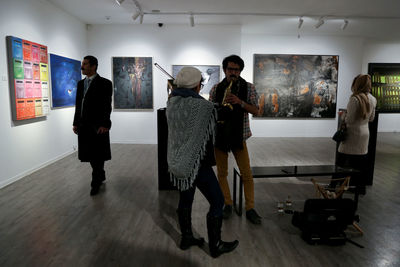 نمایشگاه آثار هنرمندان معاصر نوگرا در گالری آریانا 