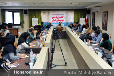 نشست خبری دوازدهمین جشنواره ملی موسیقی جوان در ساختمان دفتر موسیقی
