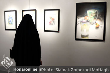 افتتاحیه نمایشگاه نقاشی رضا محیط در گالری مژده