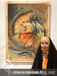 نمایشگاه آثار نقاشی زهرا محمدی با عنوان «راز در عمق» در گالری زرنا