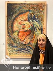 نمایشگاه آثار نقاشی زهرا محمدی با عنوان «راز در عمق» در گالری زرنا