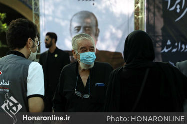 مراسم خاکسپاری زنده یاد محمد‌علی کشاورز
