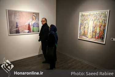 نمایشگاه نقاشی ناصر پلنگی و لباس بهنود جواهرپور در گالری آریانا 