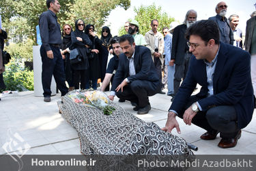 تشییع پیکر مسعود عربشاهی 