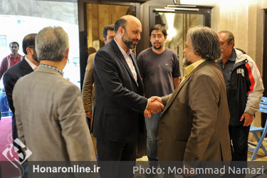 پشت صحنه مجموعه تلویزیونی افسر نمونه
