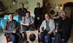 دیدار معاون هنری با رضا بابک در روز جهانی تئاتر

