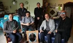 دیدار معاون هنری با رضا بابک در روز جهانی تئاتر

