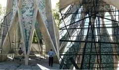 مرمت آرامگاه خیام نیشابوری پروژه‌ای که سه سال طول کشید