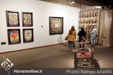 نمایشگاه آثار علی اکبر صادقی در موزه هنرهای معاصر