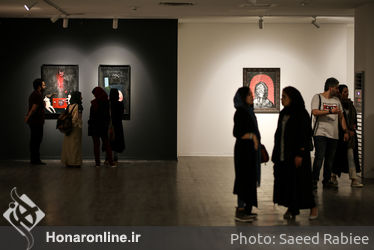 افتتاحیه نمایشگاه آثار رهام صانعی در گالری آریانا