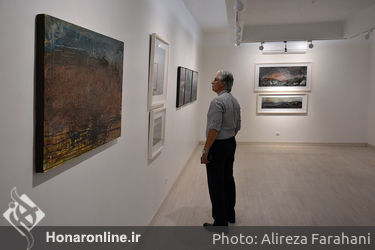 نمایشگاه نقاشی های سامان فرهنگی در گالری دید