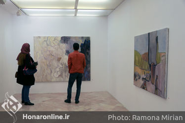 افتتاحیه نمایشگاه نقاشی های علی گلستانه در گالری مریم فصیحی هرندی