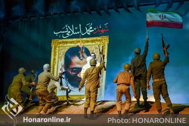 اجرای نمایش بزرگ میدانی محشر در شیراز