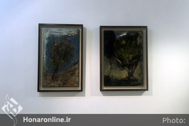نمایشگاه نقاشی ابراهیم اکبری‌گرز در گالری هفت ثمر