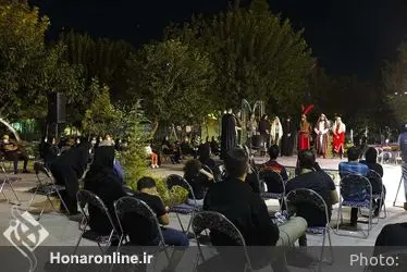 تعزیه "حضرت ابوالفضل‌(ع)" در مقابل تالار وحدت