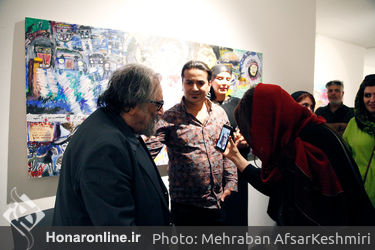 نمایشگاه انفرادی نقاشی‌های مسعود کیمیایی در گالری آریانا