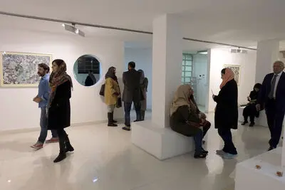 افتتاحیه نمایشگاه آثار شیرین ملت گهر در گالری آران