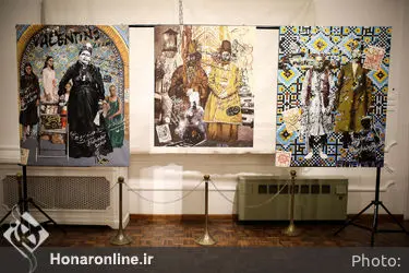 افتتاحیه نمایشگاه نقاشی های سروناز سلطانی در گالری موزه هنرهای زیبا