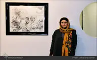 تصویر طنزآمیز قهرمانان معاصر / روایت نوگل مظلومی از نمایشگاه 