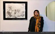 تصویر طنزآمیز قهرمانان معاصر / روایت نوگل مظلومی از نمایشگاه 