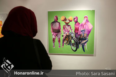 نمایشگاه آثار حمید بهرامی در گالری هما