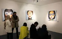 افتتاحیه نمایشگاه نقاشی‌های نیوشا خطیب در گالری فردا